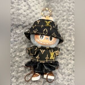 Pop Mart La Bubu + Louis Vuitton Brown Monogram clothing + shoes